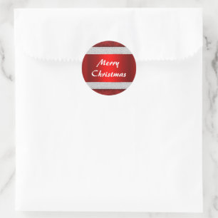 Red Velvet Weihnachten Runder Aufkleber