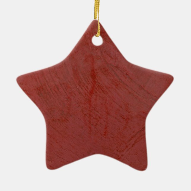 Red Venetian Plaster Falsch Finish Keramikornament (Hinten)