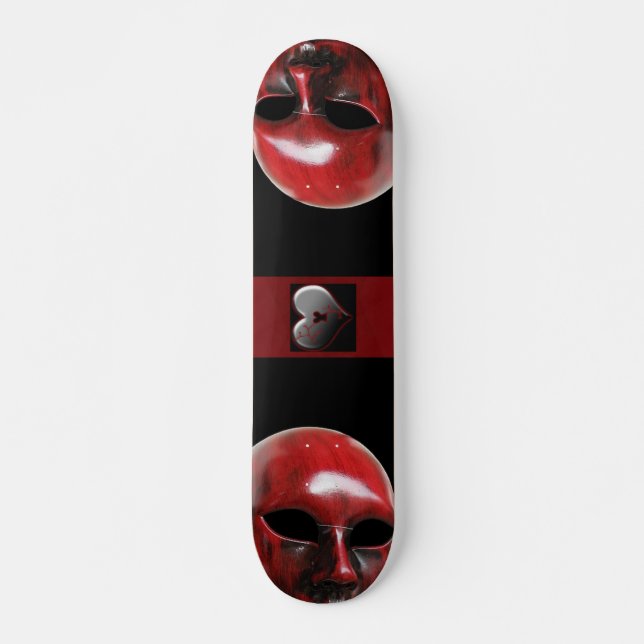 Red Venice Mask Skateboard (Vorne)