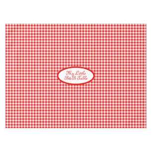 Red Vichy Muster für Business, B&B, Restaurants Tischdecke