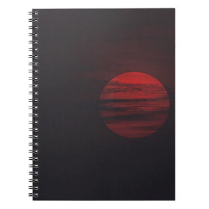 RED VULL MOON VIEW NOTIZBLOCK