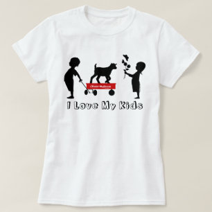 Red Wagon Niedlich Goat Silhouette Tasche MaGoats T-Shirt