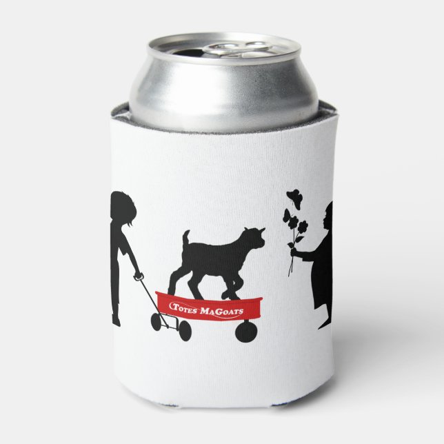 Red Wagon Niedliche Ziege und Kinder Tasche MaGoat Dosenkühler (Kanne Vorderseite)