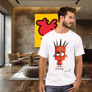 Red Warrior SENTINEL - nach Entwurf Einzigarti T-Shirt