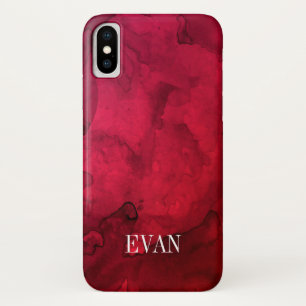 Red Watercolor Mashup Apple iPhone X Fall Case-Mate iPhone Hülle