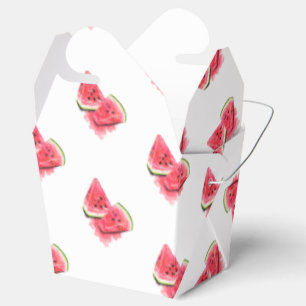 Red Watermelon Favor Box Geschenkschachtel