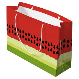 Red Watermelon Slice Geschenkbeutel Große Geschenktüte
