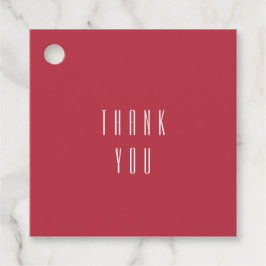 Red Wedding Geschenkanhänger