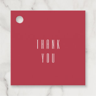 Red Wedding Geschenkanhänger