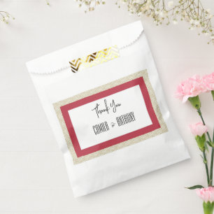 Red Wedding Geschenktütchen