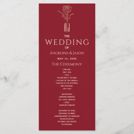 Red Wedding Programm