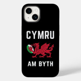 Red Welsh Dragon Cymru Roots Rugby Fan Wales Flagg Case-Mate iPhone 14 Hülle