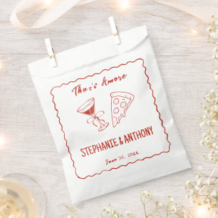 Red Whimsical Frame, das ist mehr italienisch Hoch Geschenktütchen