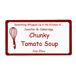 Red Whisky Personalisierte hausgemachte Lebensmitt