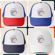 Red White and Blue American Baseball