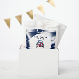 Red White and Blue Baby Dusche Gefallen Geschenktütchen