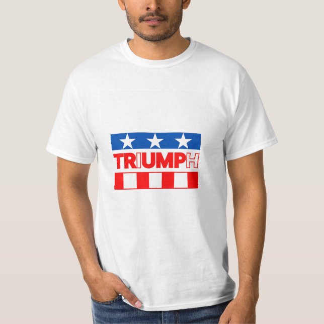 Red White and Blue TRIUMPH tee (Vorderseite)