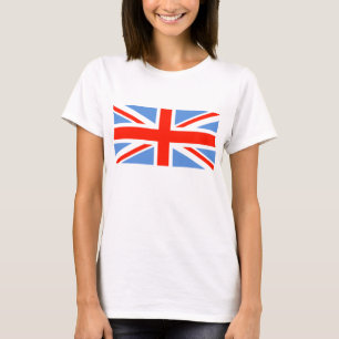 Red White and Blue Union Jack UK Flag T-Shirt
