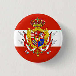 Red White Banner Großherzogtum Toskana Button
