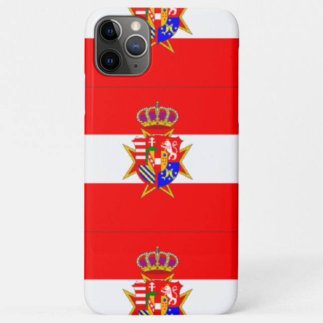 Red White Banner Großherzogtum Toskana Case-Mate iPhone Hülle (Rückseite)
