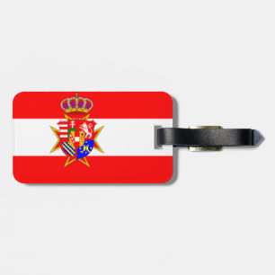 Red White Banner Großherzogtum Toskana Gepäckanhänger