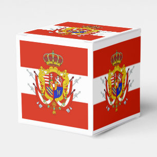Red White Banner Großherzogtum Toskana Geschenkschachtel