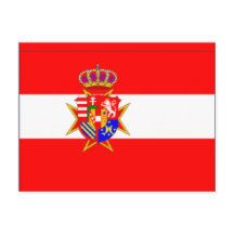 Red White Banner Großherzogtum Toskana