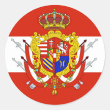 Red White Banner Großherzogtum Toskana