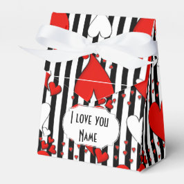 Red White Black Valentine Hearine Fevor Box Geschenkschachtel