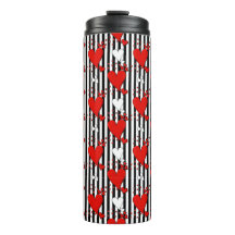Red White Black Valentine Hearts