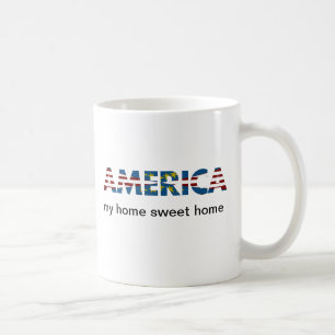 Red White & Blue America Kaffeetasse