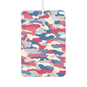 Red White & Blue Camouflage Autolufterfrischer