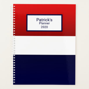 Red White & Blue Design Planer