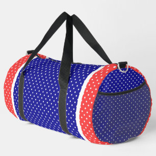 Red White Blue Duffle Bag