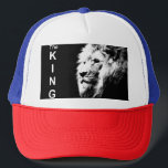 Red White Blue Elegante Moderner Pop Truckerkappe<br><div class="desc">Red White Blue Elegant Moderne Pop Art Lion Head Template hinzufügen Image Logo Foto Basic Trucker Hut.</div>