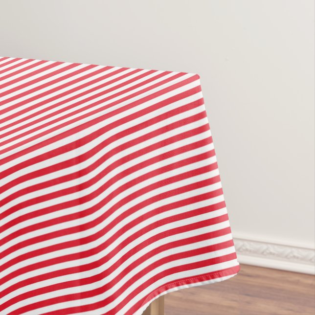 Red White & Blue Fun Patriotic Feier Tischdecke (Beispiel)