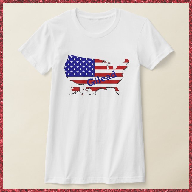 Red White & Blue Handmaiden USA T-Shirt (Von Creator hochgeladen)