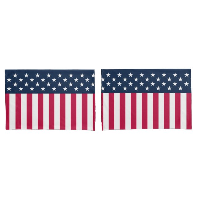 Red White Blue Kissenbezug (Vorderseite-Set)