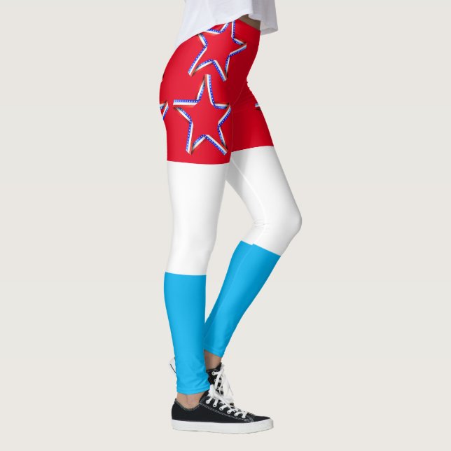 Red White Blue Leggings (Rechts)