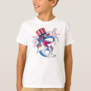 Red White Blue Patriotic Amerikanische Unabhängig T-Shirt