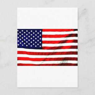 Red White Blue Postkarte