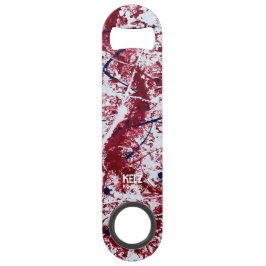 Red White Blue Stainless Steel Flaschenöffner