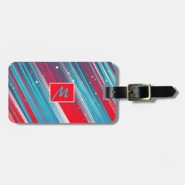 Red White Blue Stripes personalisieren Gepäckraum Gepäckanhänger