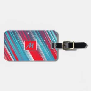 Red White Blue Stripes personalisieren Gepäckraum Gepäckanhänger