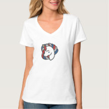 Red White & Blue Unicorn