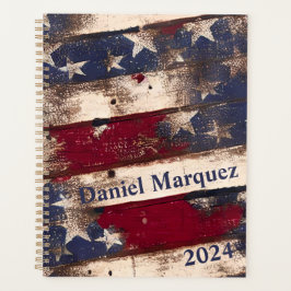 Red White Blue US Flagge Planer