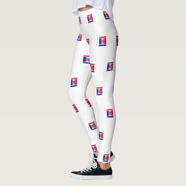 Red White Blue USA Leggings (Links)