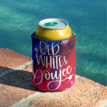 Red White Boujee Funny 4. Juli Junggeselinnen-Absc