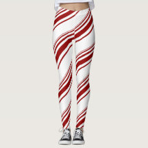 Red White Candy Cane Stripe