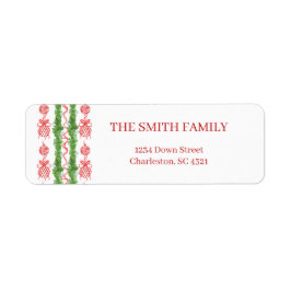 Red & White Chinoiserie Garland Grandmillennial